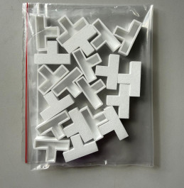 Plastmasas T veida flīžu krustiņi 12mm / 20gab.